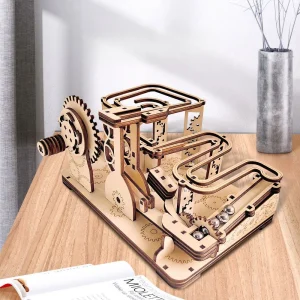 Children's Puzzle 3D Puzzle DIY Stone Thrower Manual Assembly Toy Mechanical Track Model