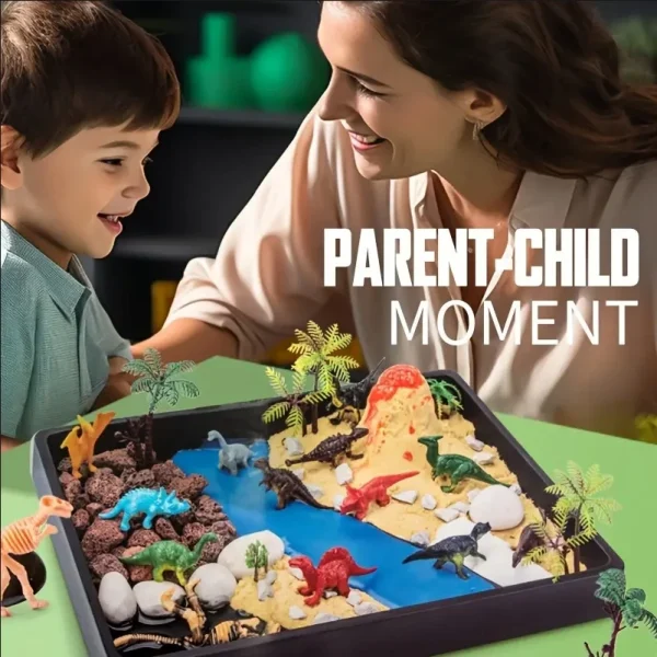 Dinosaur Habitat Experiment Set with,Encourages Creativity,Dinosaur Models to Develop Hands-on Skills,Jurassic Dinosaur Toys Set - Image 2