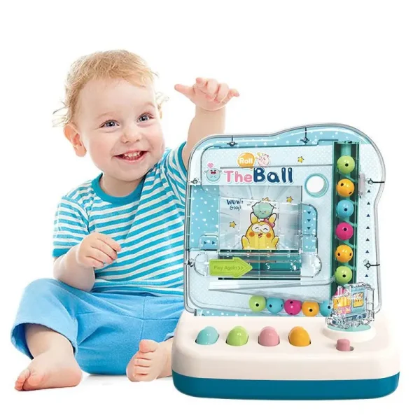 Educational puzzle rolling ball toy track ball parent-child interactive game machine Children's Day gift toy - Image 2