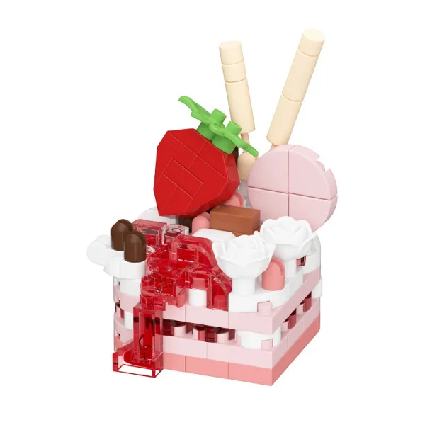 Birthday Gifts DIY Mini Cake Decorations Kids Building Blocks Toys Mini Bricks Dessert Food Sets Educational Toys - Image 5
