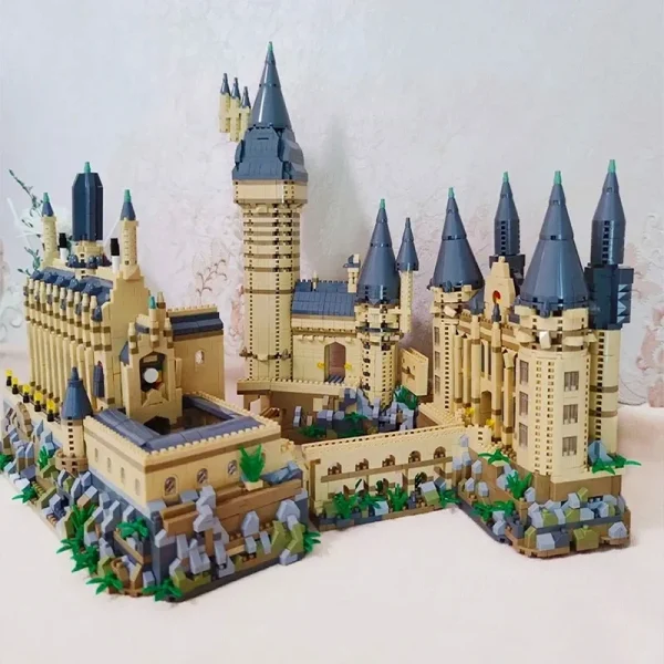 Micro Bricks City Creative Medieval Magic Castle Series School Architecture Palace Model Building Blocks Gifts Kid Assembly Toys - Image 2