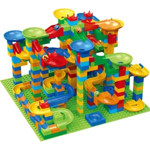 88-514PCS Marble Race Run Blocks Maze Ball Track Toy Compatible city Building Blocks Funnel Slide Blocks Toys DIY Bricks Toys