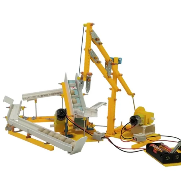 Assembly Line Conveyor Belt Systerm Model Kids Science Toy Technology Physics Bricks Kit Learning Educational Toys for Children - Image 2