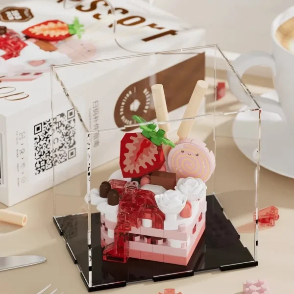 Birthday Gifts DIY Mini Cake Decorations Kids Building Blocks Toys Mini Bricks Dessert Food Sets Educational Toys - Image 4