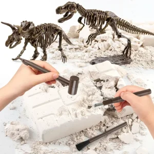Dinosaur Excavation Fossil Archaeology Scientific and Educational Toy DIY Assembly Simulation Dinosaur Skeleton Animal Model
