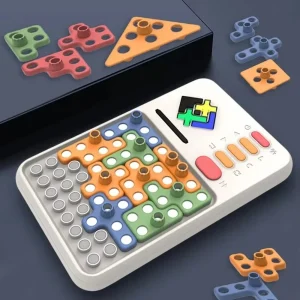 Puzzle Game Super Building Blocks Intelligent Puzzle Game 1000+Upgrades Challenge Brainstorming Puzzle Interactive Fingertip Toy