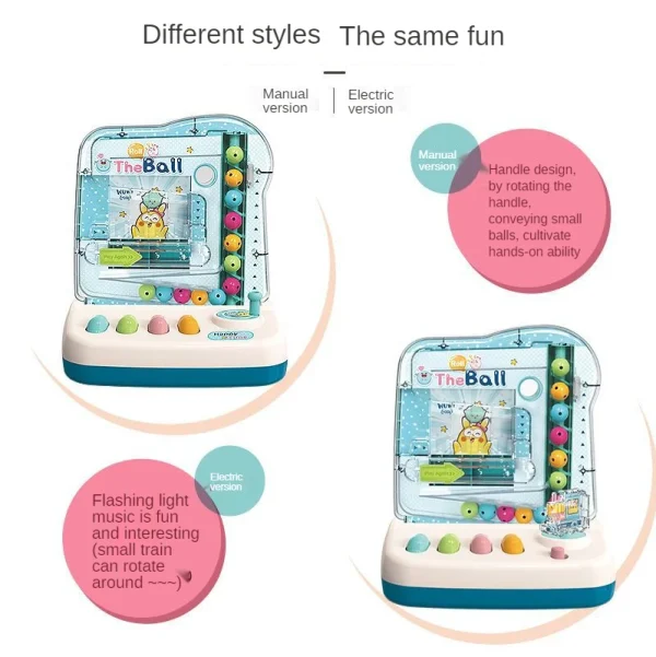 Educational puzzle rolling ball toy track ball parent-child interactive game machine Children's Day gift toy - Image 6