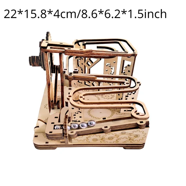 Children's Puzzle 3D Puzzle DIY Stone Thrower Manual Assembly Toy Mechanical Track Model - Image 2