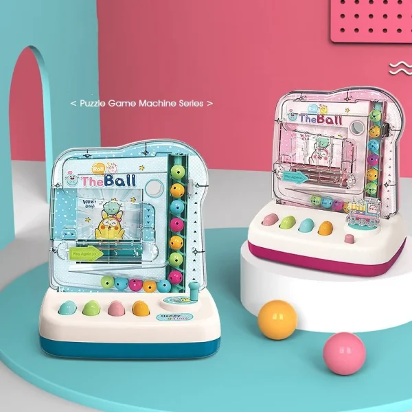 Educational puzzle rolling ball toy track ball parent-child interactive game machine Children's Day gift toy - Image 4