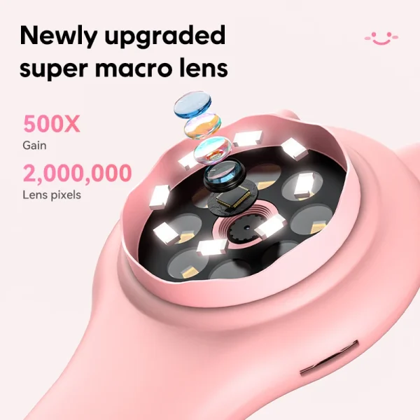 Mini Kids Optical Microscope With Photo And Video Function 500X Observe The Microscopic World Science Children Educational Toys - Image 3